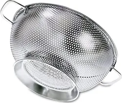 That is why we created a large sink strainer that will drain the water from a whole pot of food with only one use....