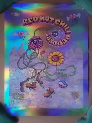 Red Hot Chili Peppers Foil Poster ,  5/23/2023 San Antonio LE#375