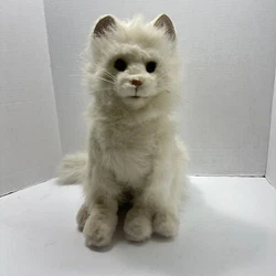 2006 FurReal Friends White LuLu My Cuddlin Cat Blue Eyes 66520 Interactive Rare. Condition is Used. Shipped with USPS...