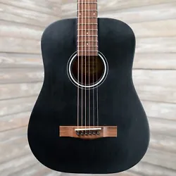 Up for Sale is aFender FA-15 Steel 3/4 Black Top Acoustic Guitar. This is a cool guitar which was crushed on the back....