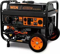 Item model number: DF475T. Now, with the WEN 4750-Watt Dual Fuel Electric Start Generator, you’ll be able to create...