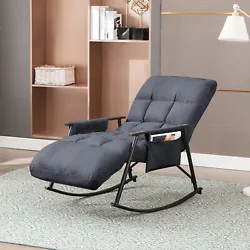 ✨This rocking chair not only ensures the comfort, but also considers the safety of users. The bottom is designed with...