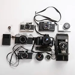 film camera lot - untested. Various conditions. Sold as is.
