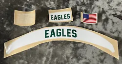 This is a set of high quality 20 mil full size Eagles football helmet speed bumpers. Set includes everything shown in...