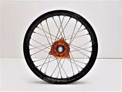 Dubya Front Wheel 1.40 x 14 Orange Talon Hub/Black Excel Takasago Rim.