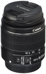 Fits Canon T3 T5 T6 T3i T4i T5i T6i T6s/10D 20D 30D 40D 60D 70D 80D/ XT Xti SL1 SL2 T7i. Canon EF-S 18-55mm f/3.5-5.6...