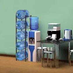 This water jug rack will make things look tidy and saves space, its also easier access to bottles, easy to get in and...