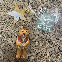 Pam Schifferl Midwest Cannon Ornament Teddy Bear Star Enchanted Winter’s Eve.