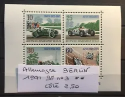 Timbres ALLEMAGNE BERLIN BF n° 3 NEUF ** MNH.