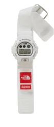 SUPREME® x The North Face® x G-Shock Watch White.