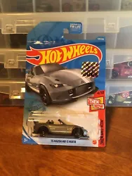 2021 Hot Wheels Factory Sealed ‘15 Mazda MX-5 Miata grey. Card has a crease at the top. Please see pictures for...