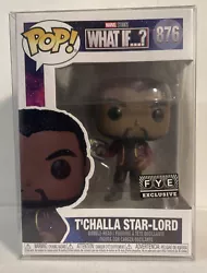 New Funko What If TChalla Star-Lord 876 FYE Exclusive with Pop Protector.