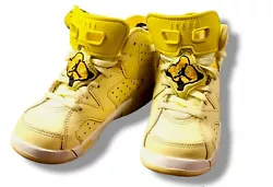 Nike Air Jordan Toddler Kids 11C 543389-800 Banana Yellow High Top.