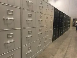 We have a HUGE SELECTION (11K sq/ft warehouse) of VERTICAL FILING CABINETS to choose from.