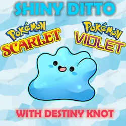 Shiny JP Ditto 6IV with Destiny Knot. If not the nature will be at random. ◉ Keep in mind that there will be people...