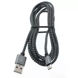 High performance braided cables use only the highest quality components. 6ft Braided USB Cable. Micro-USB connector....
