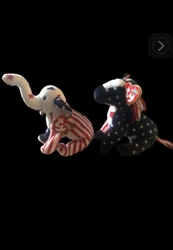 Rare Pair! Ty Beanie Baby Righty And Lefty 2000!!. Both with tag errors. *RARE* Both have tag errors. Ty Beanie Baby...