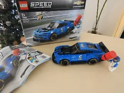 Lego speed champions chevrolet nascar n° 75891 complet avec sa notice & et la boite dorigine tres bon etat, la voiture...