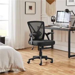 【Ergonomically Designed Desk Chair】Ergonomic features such as the S-shaped back, retractable armrests, moveable...