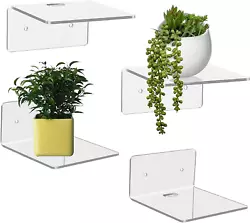 Multifunction: These Wall-Mounted floating shelves are perfect for displaying your art, photos, childrens books, toys...