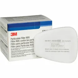 Use on top of 3M™ 603 Filter Holder and 3M™ 501 Retainer to reduce particulate exposure.