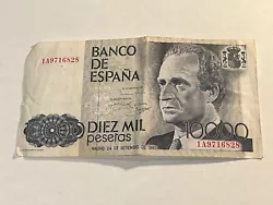 Billet Espagne 10000 Pesetas 1985 (127-39/A1)