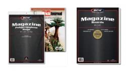 High Quality BCW Storage Supplies. Boards are preloaded inside the magazine sleeve. Archival quality, acid free, Safe...