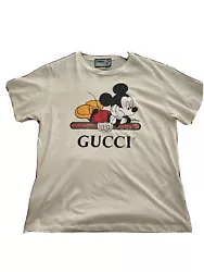 AUTHENTIC GUCCI DISNEY T SHIRT. Condition is Pre-owned. Shipped with USPS First Class. SIZE LARGE FIT LIKE MEDIUM...