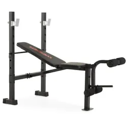 Set your new strength training standard with the Weider Legacy Standard Weight Bench. Choose between two levels of...