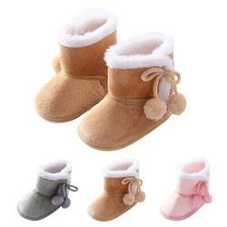 Baby Girls Boys Soft Booties Snow Boots Infant Toddler Warming Shoes. 12 11CM/4.3