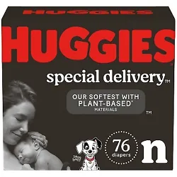 Safe for sensitive skin, these baby diapers are clinically proven to be hypoallergenic and are dermatologist-tested....