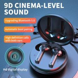 Wireless Bluetooth 5.1 Earpiece Headset Driving Trucker Earbuds Noise Cancelling. 2 x Bluetooth Earbuds. Bone...