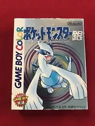 Pocket Monsters Pokemon Gin Silver Version Argent Nintendo Game Boy Color version japonaise très bon état Envoi...