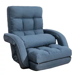 Floor Folding Gaming Sofa Chair 42-Position Sleeper Bed Couch Recliner Lazy Sofa. - 42-position Adjustable : Multiple...