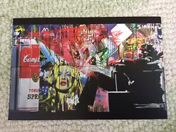 Mr Brainwash Art Exhibition Show Card. This is an original show card from the Mr Brainwash art exhibition in new unused...