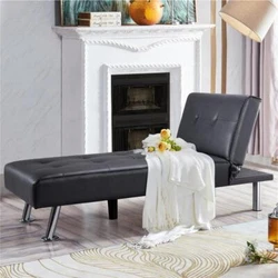 This convertible chaise lounge from the Bellamy Studios collection is the perfect piece for your living room, bedroom,...