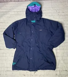 Vintage PATAGONIA Mens Full Zip Parka Jacket Hooded Size Large This jacket is preowned in good condition Pictures are...