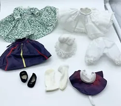 COMPLETE OUTFIT. DOES NOT INCLUDE DOLL. 8 PIECE SET-. DONT FORGET TO ADD US TO YOUR FAVORITES.