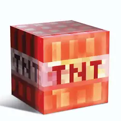 Ensure you dont have to take a break at the best part with this Minecraft TNT Mini Fridge Cooler, which you can fill...