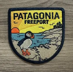 Patagonia Stores Freeport Maine patch! This limited patch is exclusive to the Freeport Maine Patagonia store. Item is...