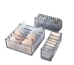 The 6-cell drawer organizer is perfect for organizing bras or leggings, the 7-cell organizer for underpants or...