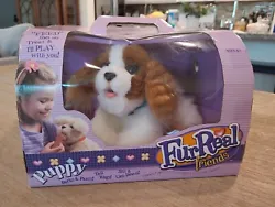 Hasbro FurReal friends Puppy Brown & White- 2003 New/Sealed! Interactive~RARE. SOLD AS IS.