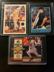 Jayson Werth 3 Card Lot Autograph Auto, Bat Patch, First Bowman. Condition is Brand New. Shipped with USPS First Class....