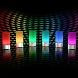 AUKEY Table Lamp Touch Sensor Bedside Lamp Color Changing RGB & Dimmable Warm White Light Night Light for Bedrooms,...
