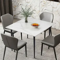 This dining table top is made of high-quality sintered stone, the material is fired at a high temperature above 1200℃...
