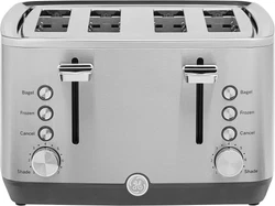 Stainless Steel Toaster | 4 Slice | Extra Wide Slots for Toasting Bals, Breads, Waffles & More | 7 Shade Options for...