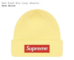 Supreme New Era Box Logo Beanie Pale Yellow Order confirmed. Item will ship upon arrival.