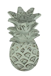 NOTE: DUE TO CRACKS IN THE PINEAPPLE AND/OR BROKEN LEAVES this item is being sold as Scratch and Dent at a reduced...