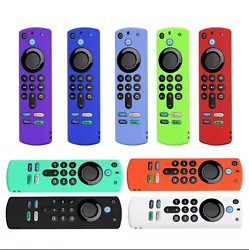 Premium Material -The remote case is specially designed for 2021 fire stick are made of eco-friendly silicone, soft and...