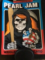 Pearl Jam Concert Poster Chicago. By artist Sean Cliver.